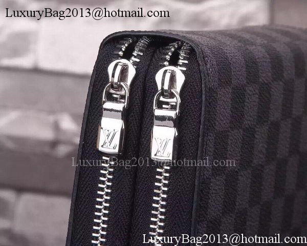 Louis Vuitton Damier Graphite Canvas Zippy Insolite Wallets N61723 Louis Vuitton Damier Graphite Canvas Zippy Insolite Wallets N61723