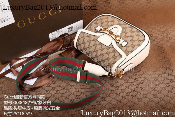 Gucci Lady Web GG Canvas Shoulder Bag 383848 Gucci Lady Web GG Canvas Shoulder Bag 383848