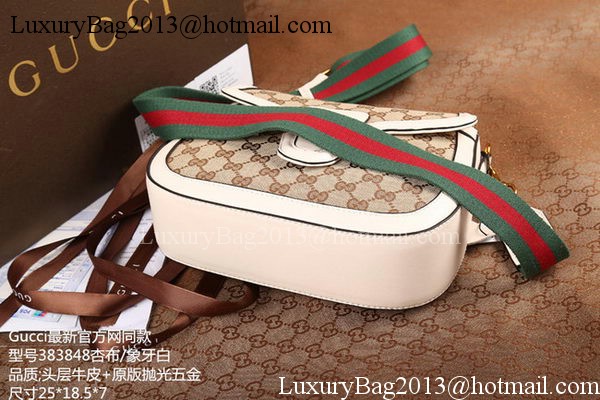 Gucci Lady Web GG Canvas Shoulder Bag 383848 Gucci Lady Web GG Canvas Shoulder Bag 383848