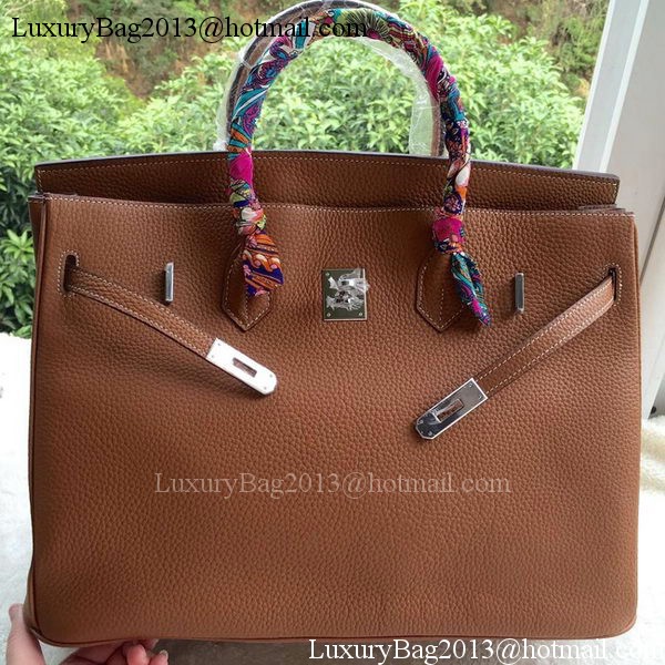 Hermes Birkin 40CM Bag Wheat Litchi Leather BK40 Silver Hermes Birkin 40CM Bag Wheat Litchi Leather BK40 Silver