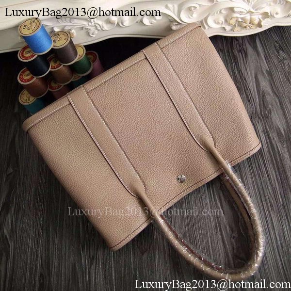 Hermes Garden Party 36cm 30cm Tote Bag Original Leather Light Grey Hermes Garden Party 36cm 30cm Tote Bag Original Leather Light Grey