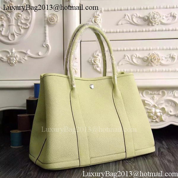 Hermes Garden Party 36cm 30cm Tote Bag Original Leather Light Yellow Hermes Garden Party 36cm 30cm Tote Bag Original Leather Light Yellow