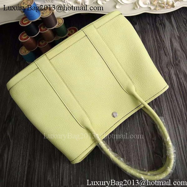 Hermes Garden Party 36cm 30cm Tote Bag Original Leather Light Yellow Hermes Garden Party 36cm 30cm Tote Bag Original Leather Light Yellow