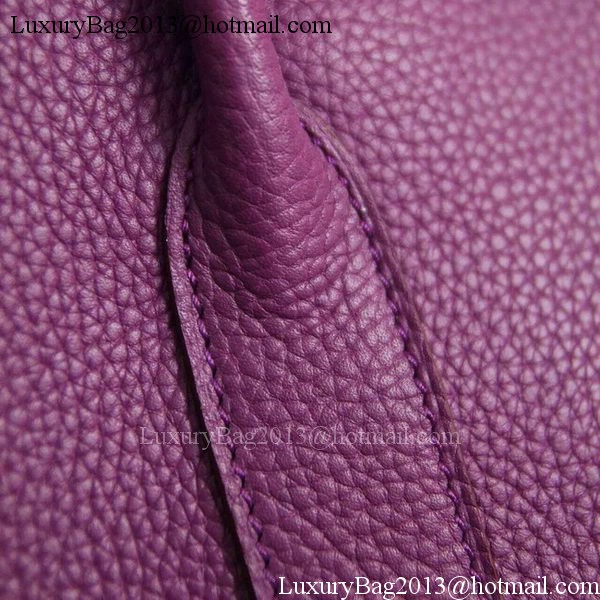 Hermes Garden Party 36cm 30cm Tote Bag Original Leather Purple Hermes Garden Party 36cm 30cm Tote Bag Original Leather Purple