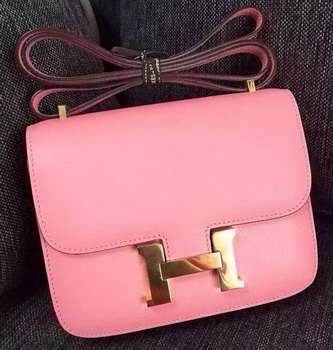Hermes Constance Bag Calfskin Leather H9999 Pink Hermes Constance Bag Calfskin Leather H9999 Pink