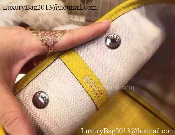 Hermes Garden Party 36cm Tote Bags Canvas HGP1927 Yellow Hermes Garden Party 36cm Tote Bags Canvas HGP1927 Yellow