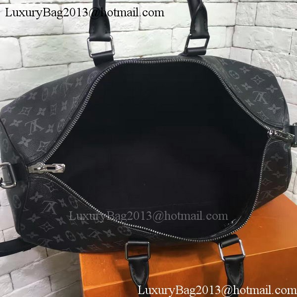 Louis Vuitton Monogram Eclipse Canvas KEEPALL 45 BANDOULIERE N40569 Louis Vuitton Monogram Eclipse Canvas KEEPALL 45 BANDOULIERE N40569