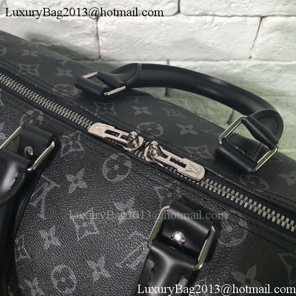 Louis Vuitton Monogram Eclipse Canvas KEEPALL 45 BANDOULIERE N40569 Louis Vuitton Monogram Eclipse Canvas KEEPALL 45 BANDOULIERE N40569