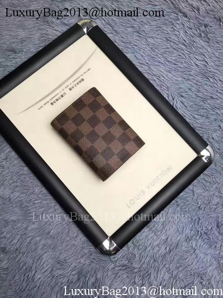 Louis Vuitton Damier Ebene Canvas VICTORINE WALLET N41659 Louis Vuitton Damier Ebene Canvas VICTORINE WALLET N41659