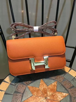 Hermes Constance Bag Calfskin Leather H9978 Orange Hermes Constance Bag Calfskin Leather H9978 Orange