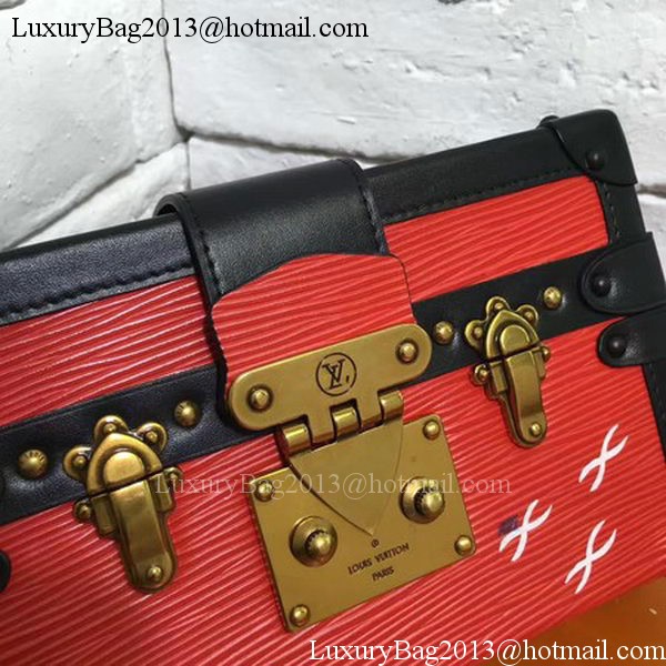 Louis Vuitton Epi Leather PETITE MALLE M54650 Red Louis Vuitton Epi Leather PETITE MALLE M54650 Red
