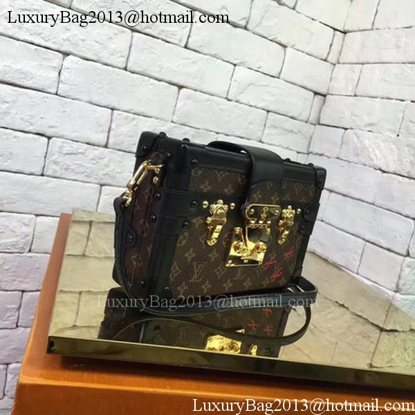 Louis Vuitton Monogram Canvas PETITE MALLE M44199 Black Louis Vuitton Monogram Canvas PETITE MALLE M44199 Black