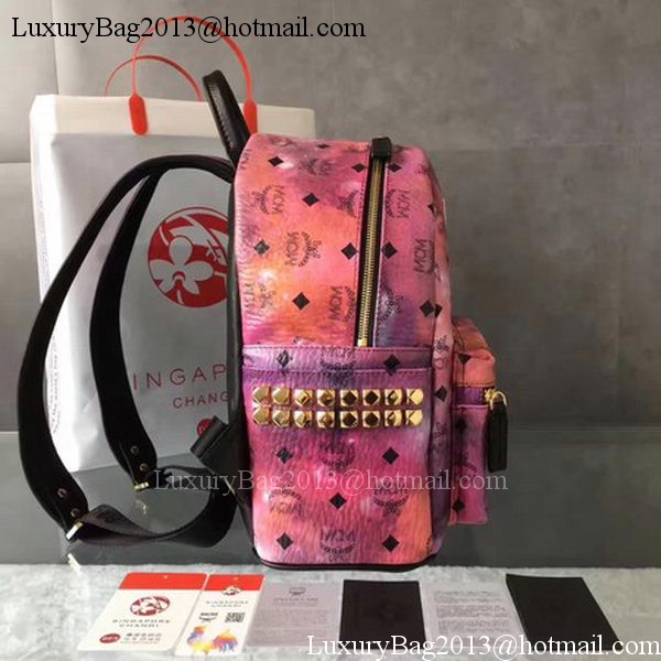 MCM Medium Top Studs Backpack MCM0039 Purple MCM Medium Top Studs Backpack MCM0039 Purple
