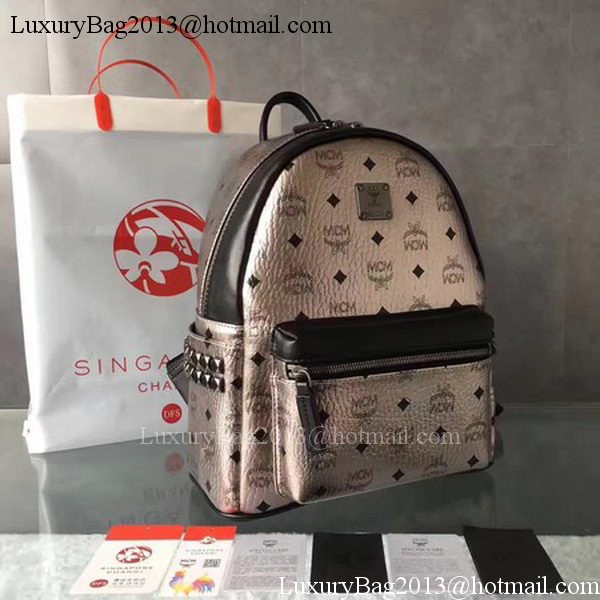 MCM Medium Top Studs Backpack MCM0039 Silver MCM Medium Top Studs Backpack MCM0039 Silver