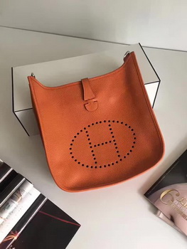 Hermes Evelyne 30cm Messenger Bag E3301 Orange Hermes Evelyne 30cm Messenger Bag E3301 Orange