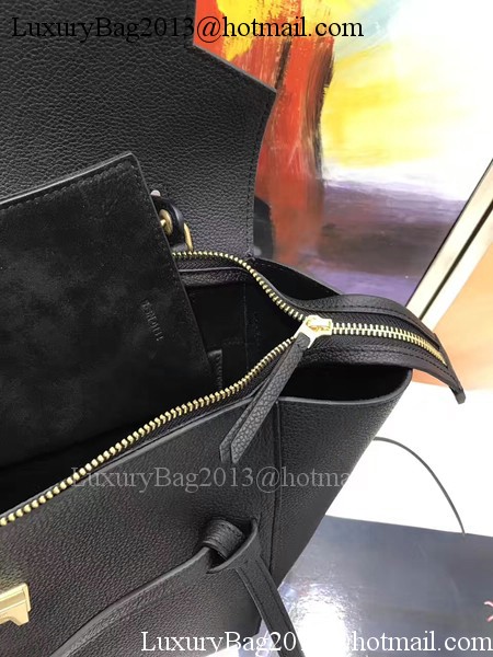 Celine Belt Bag Original Litchi Leather C3349 Black Celine Belt Bag Original Litchi Leather C3349 Black