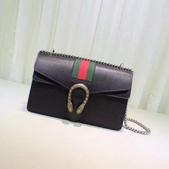 Gucci Dionysus Leather Shoulder Bag 400249 Black Gucci Dionysus Leather Shoulder Bag 400249 Black