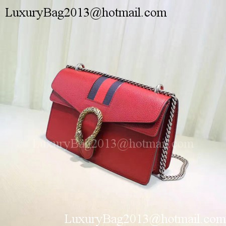Gucci Dionysus Leather Shoulder Bag 400249 Red Gucci Dionysus Leather Shoulder Bag 400249 Red