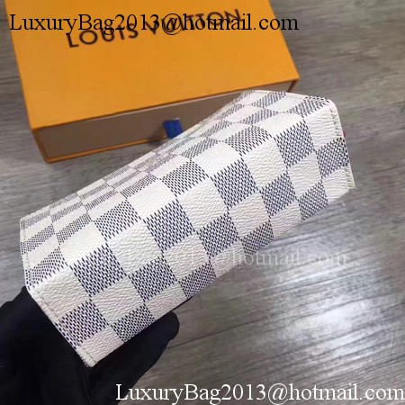 Louis Vuitton Damier Azur Canvas TOILETRY POUCH 15 M47546 Louis Vuitton Damier Azur Canvas TOILETRY POUCH 15 M47546