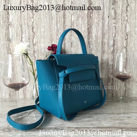 Celine Belt mini Bag Original Leather C98310 Blue Celine Belt mini Bag Original Leather C98310 Blue