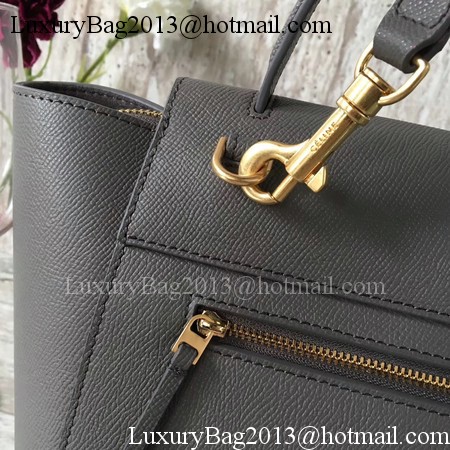 Celine Belt mini Bag Original Leather C98310 Deep Grey Celine Belt mini Bag Original Leather C98310 Deep Grey