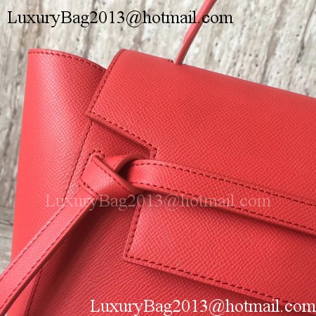 Celine Belt mini Bag Original Leather C98310 Red Celine Belt mini Bag Original Leather C98310 Red