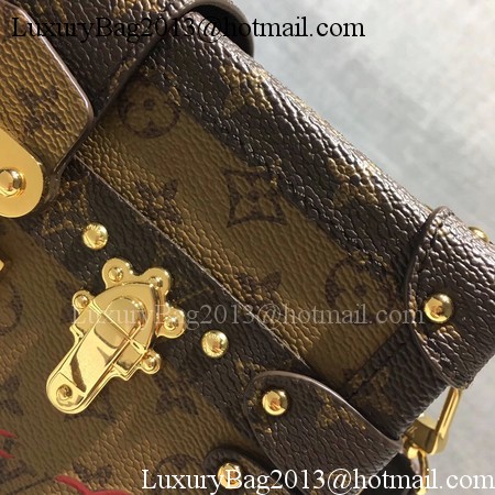 Louis Vuitton Petite Malle Monogram Canvas Bag M44154 Reverse Louis Vuitton Petite Malle Monogram Canvas Bag M44154 Reverse