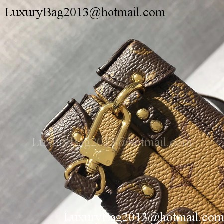 Louis Vuitton Petite Malle Monogram Canvas Bag M44154 Reverse Louis Vuitton Petite Malle Monogram Canvas Bag M44154 Reverse
