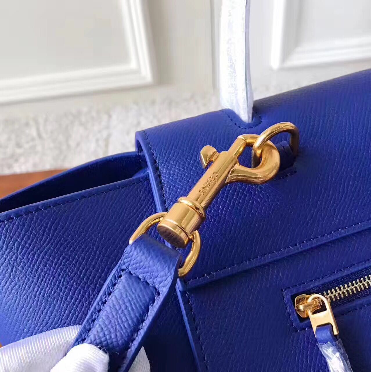 Celine Belt Bag Original Leather C98312 Blue Celine Belt Bag Original Leather C98312 Blue