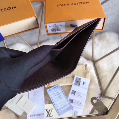 Louis Vuitton Damier Ebene Canvas MULTIPLE WALLET N60895 Louis Vuitton Damier Ebene Canvas MULTIPLE WALLET N60895