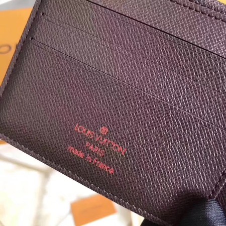 Louis Vuitton Damier Ebene Canvas MULTIPLE WALLET N60895 Louis Vuitton Damier Ebene Canvas MULTIPLE WALLET N60895