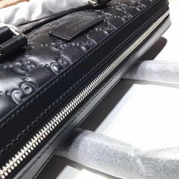 Gucci Signature leather duffle 451169 Black Gucci Signature leather duffle 451169 Black