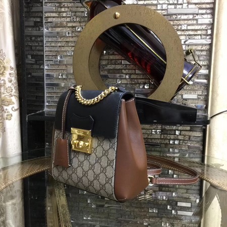 Gucci Padlock GG Supreme Backpack 498194 Black Gucci Padlock GG Supreme Backpack 498194 Black