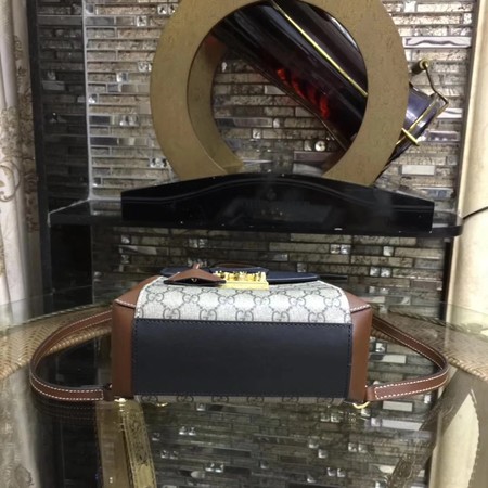 Gucci Padlock GG Supreme Backpack 498194 Black Gucci Padlock GG Supreme Backpack 498194 Black