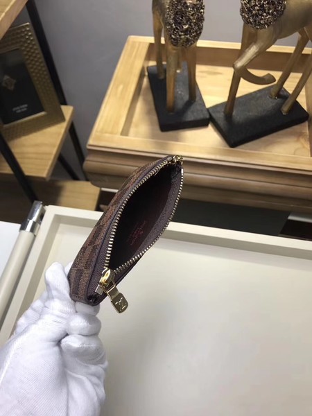 Louis Vuitton Damier Ebene Canvas KEY POUCH N62658 Louis Vuitton Damier Ebene Canvas KEY POUCH N62658