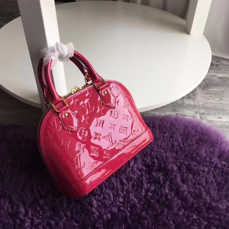 Louis Vuitton Monogram Vernis Alma BB M91606 Rose Louis Vuitton Monogram Vernis Alma BB M91606 Rose