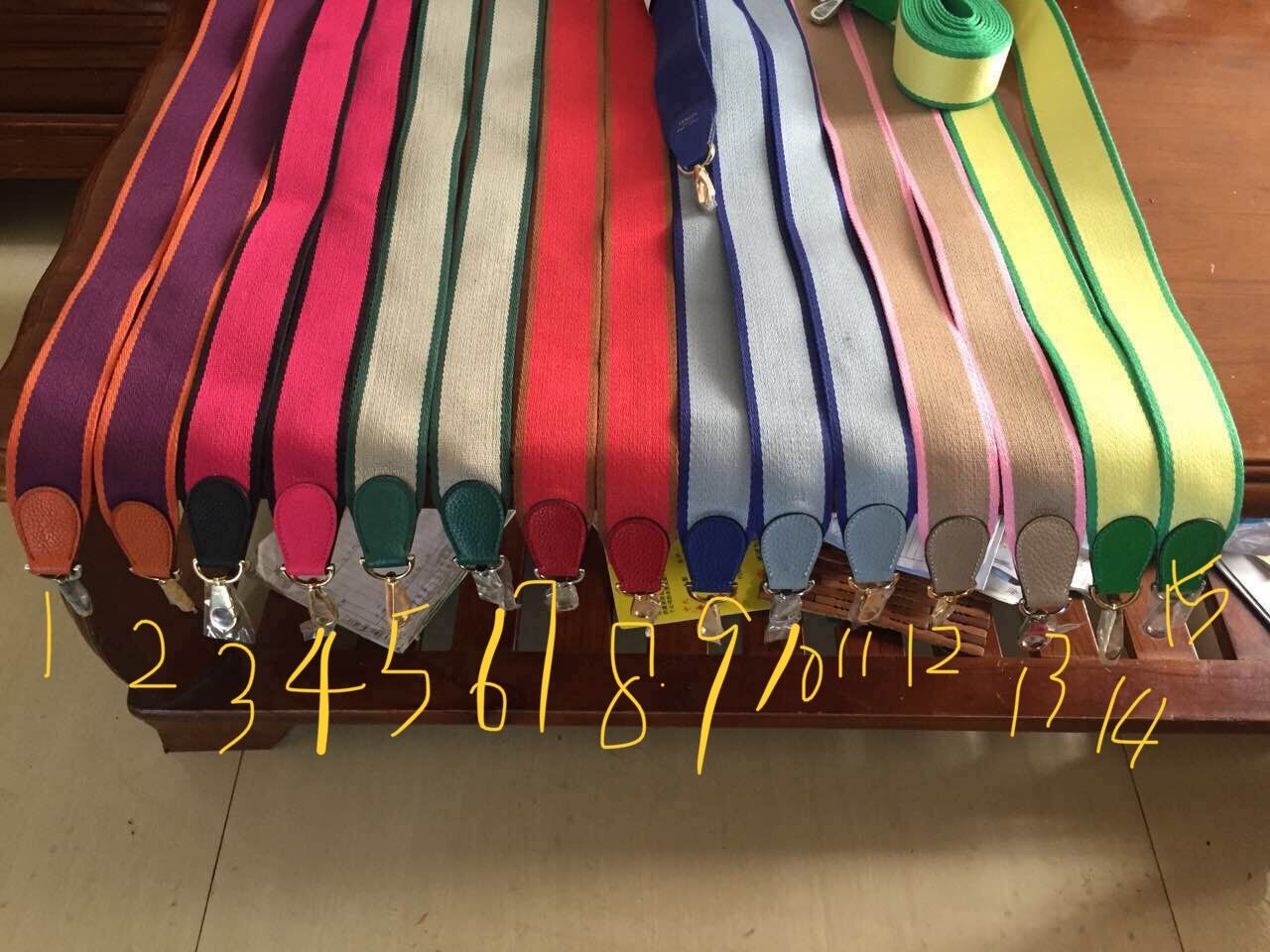 Hermes shoulder straps 5690