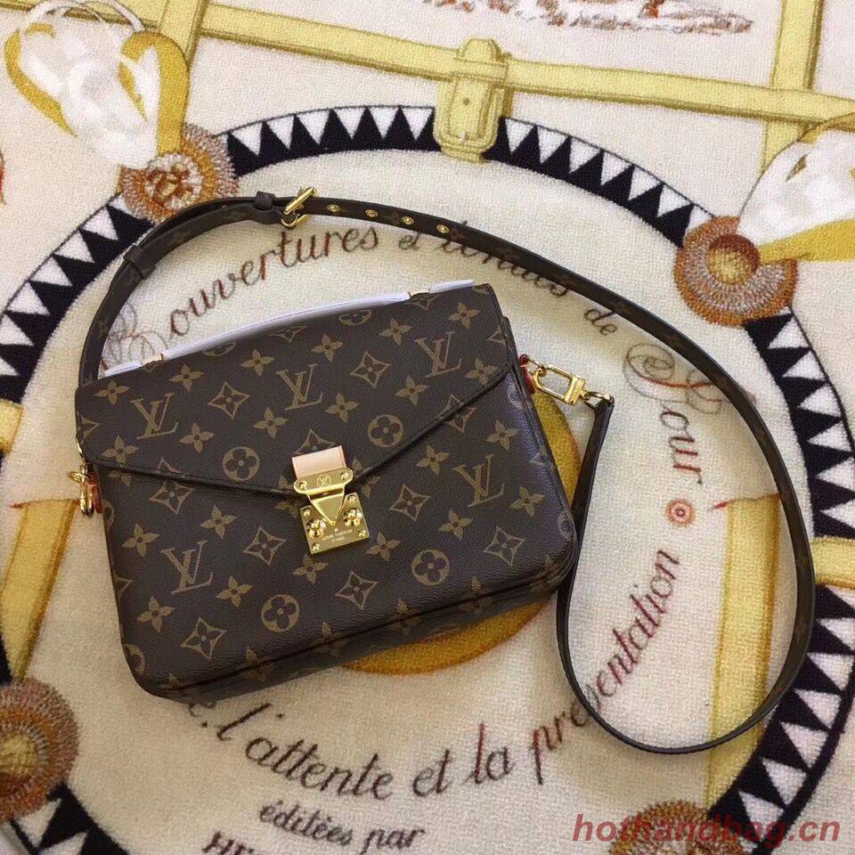 Louis Vuitton Monogram Canvas Pochette Metis Original Leather M40780 Louis Vuitton Monogram Canvas Pochette Metis Original Leather M40780