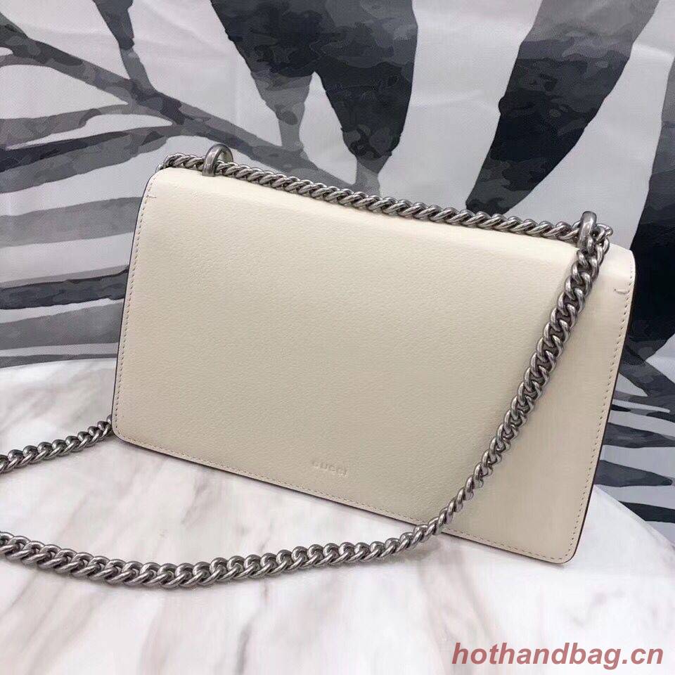 Gucci Dionysus Blooms Leather Shoulder Bag 400249 White Gucci Dionysus Blooms Leather Shoulder Bag 400249 White