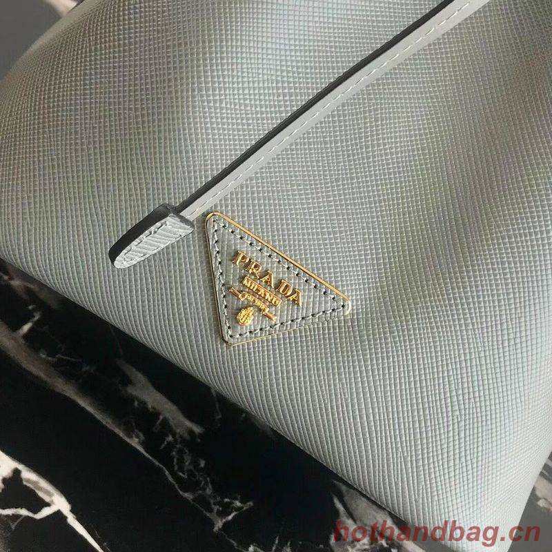 Prada Galleria Saffiano Leather Bag 1BE032 Gray Prada Galleria Saffiano Leather Bag 1BE032 Gray