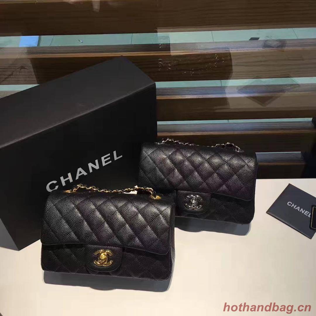 Chanel Original Lather Flap Bag 1116 black Chanel Original Lather Flap Bag 1116 black