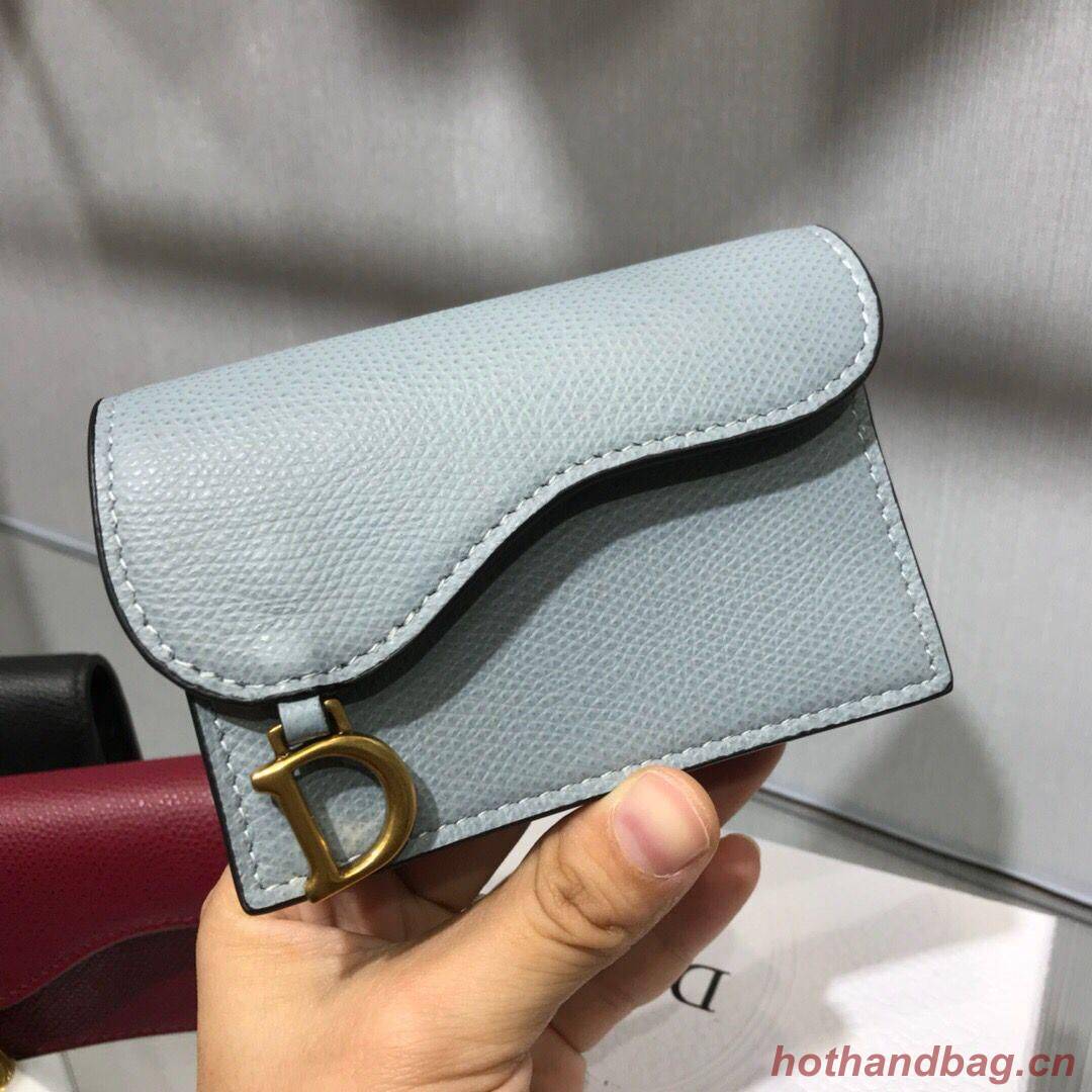 DIOR OBLIQUE 5-POCKET CARD HOLDER M928 Gray