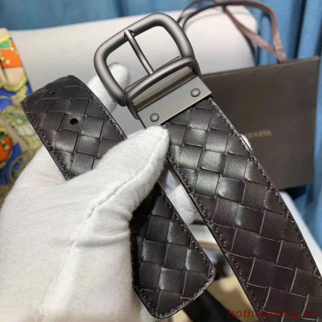 Bottega Veneta Intrecciato Nappa Belt 5566 brown Bottega Veneta Intrecciato Nappa Belt 5566 brown