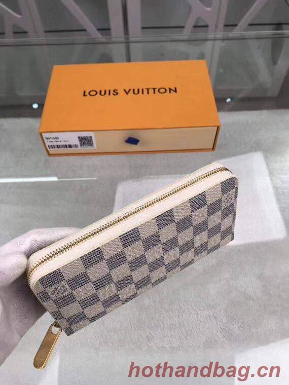 Louis Vuitton Damier Azur Zippy Wallet N41660 Beige Louis Vuitton Damier Azur Zippy Wallet N41660 Beige