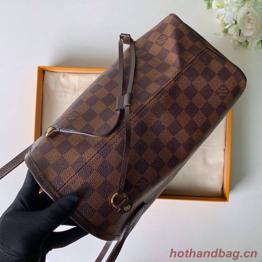 Louis Vuitton Damier Ebene Canvas Neverfull M41358 Red Louis Vuitton Damier Ebene Canvas Neverfull M41358 Red