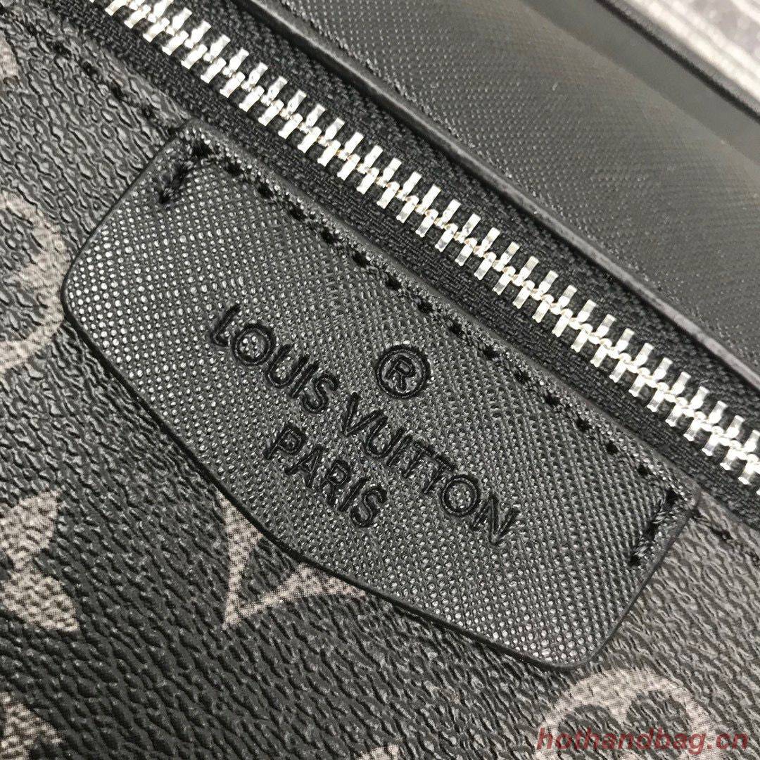 Louis Vuitton Monogram Eclipse Original Leather Messenger Bag 30233 Louis Vuitton Monogram Eclipse Original Leather Messenger Bag 30233