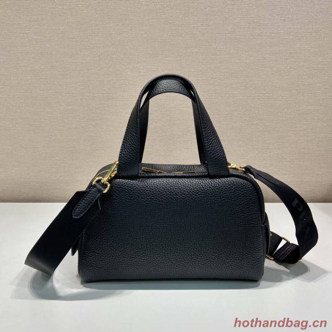 Prada leather tote bag 1DH770 black Prada leather tote bag 1DH770 black