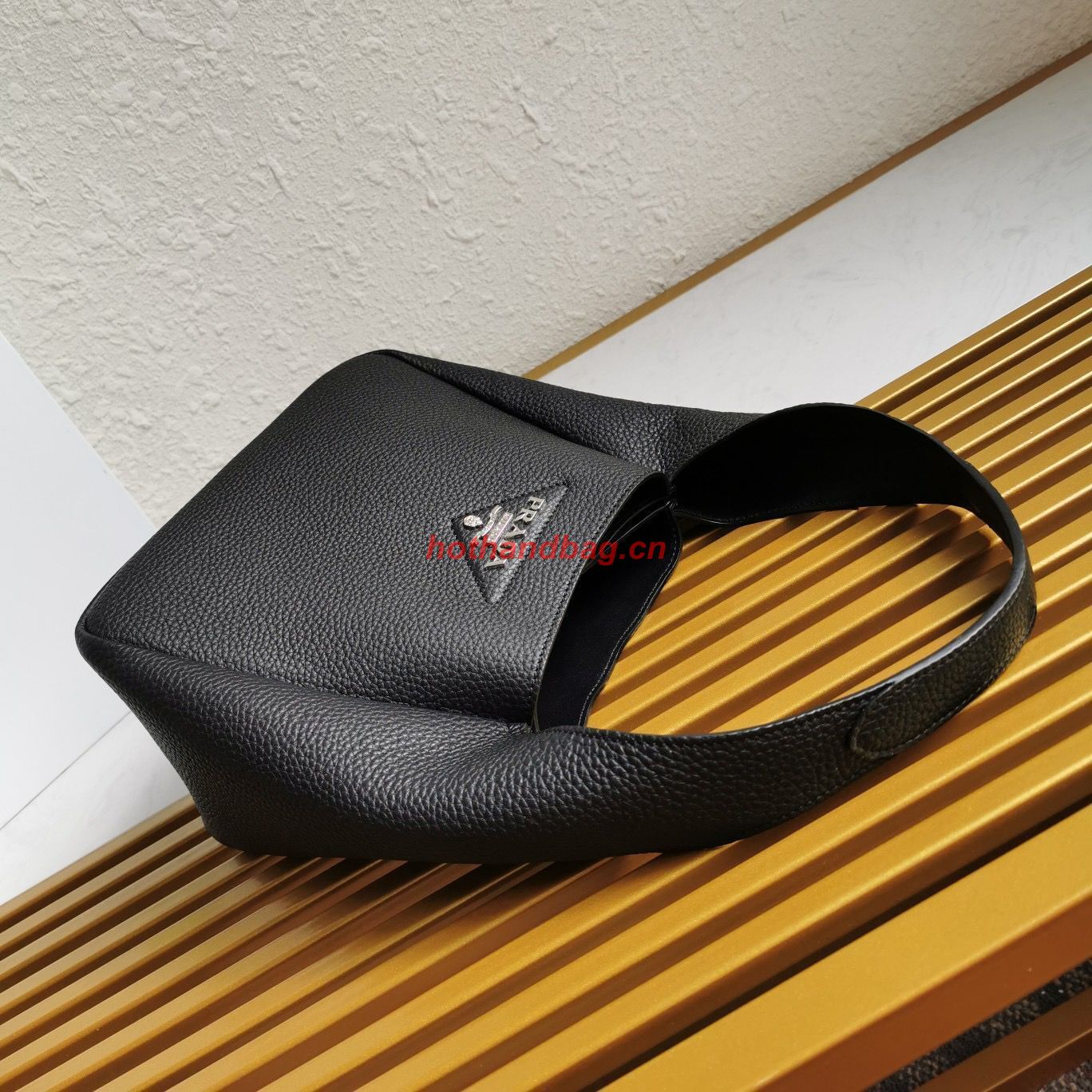 Prada original leather tote bag 1BC127 black Prada original leather tote bag 1BC127 black