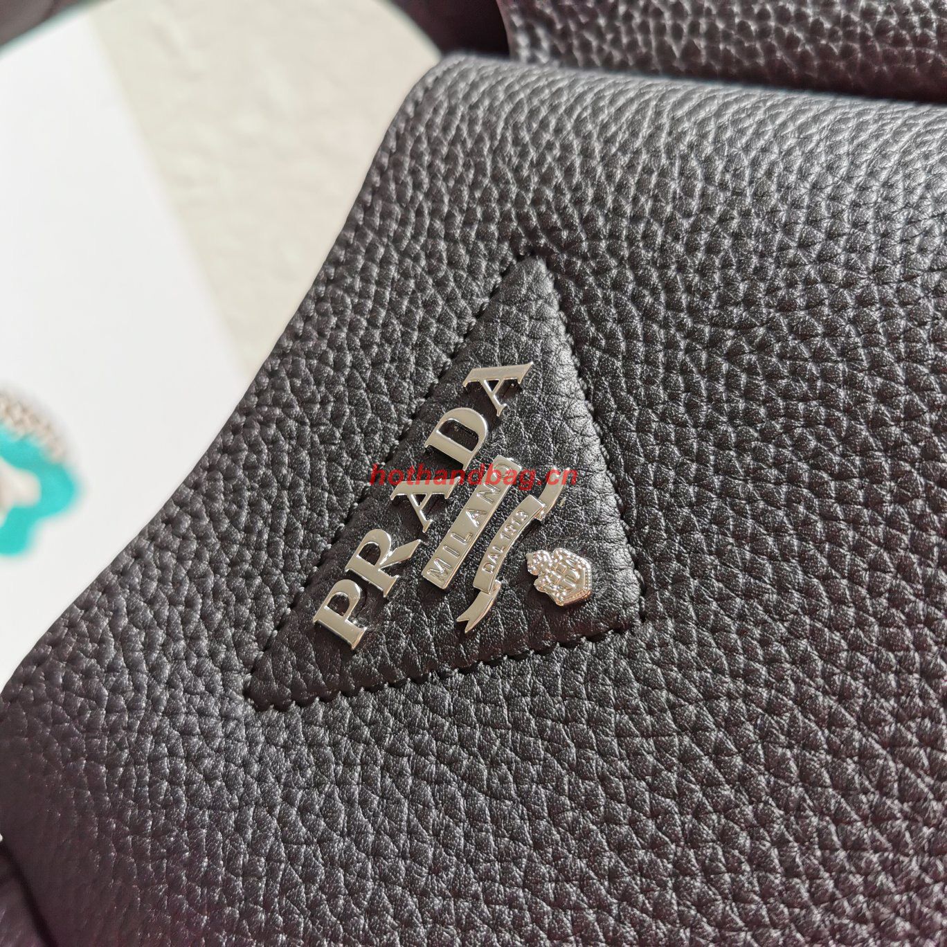 Prada original leather tote bag 1BC127 black Prada original leather tote bag 1BC127 black