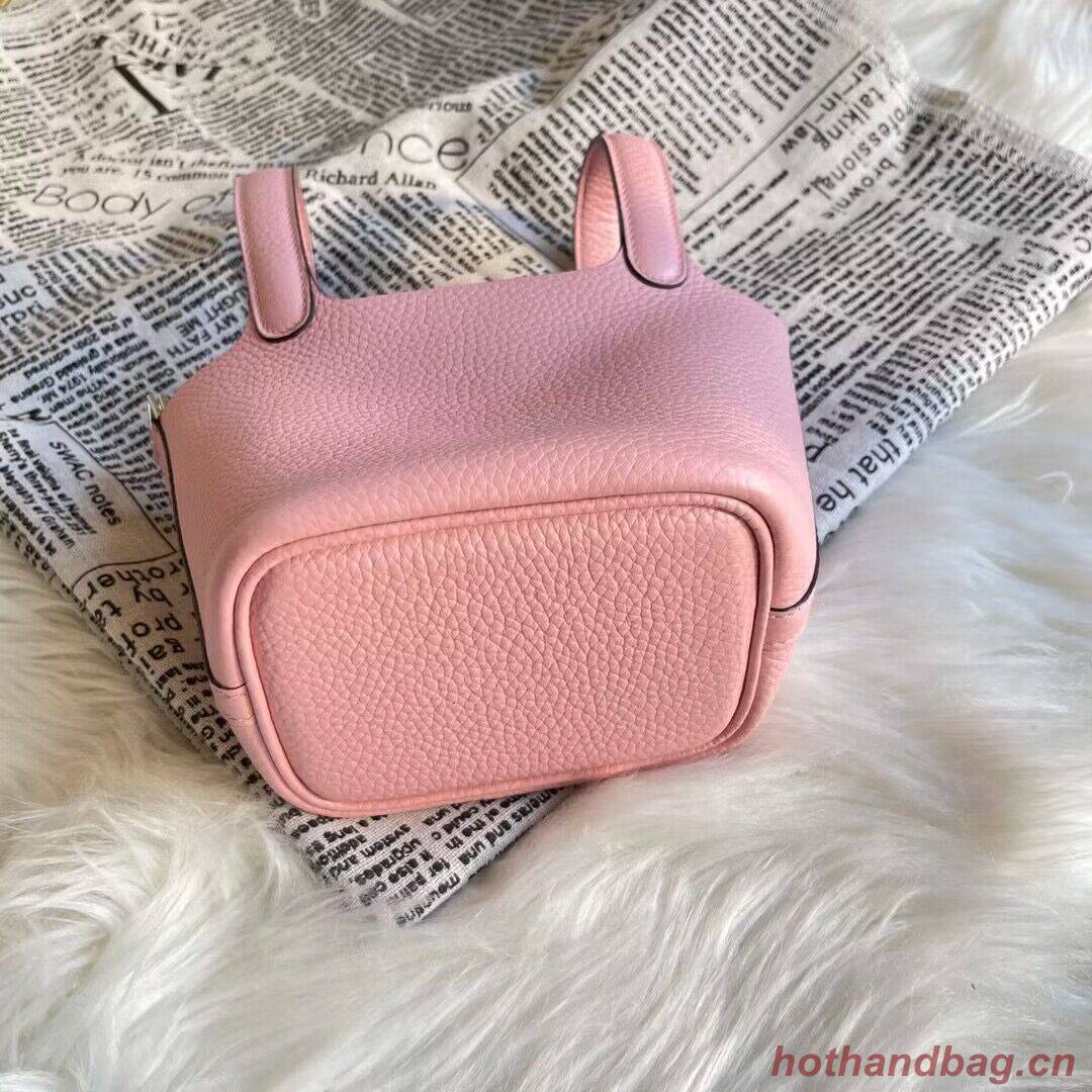 Hermes Mini Picotin 14 Lock Bags Original Togo Leather PL5302 Pink Hermes Mini Picotin 14 Lock Bags Original Togo Leather PL5302 Pink